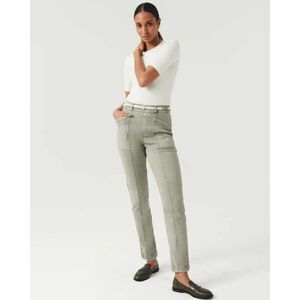 Spanx Twill Straight Leg Pant - Olive L